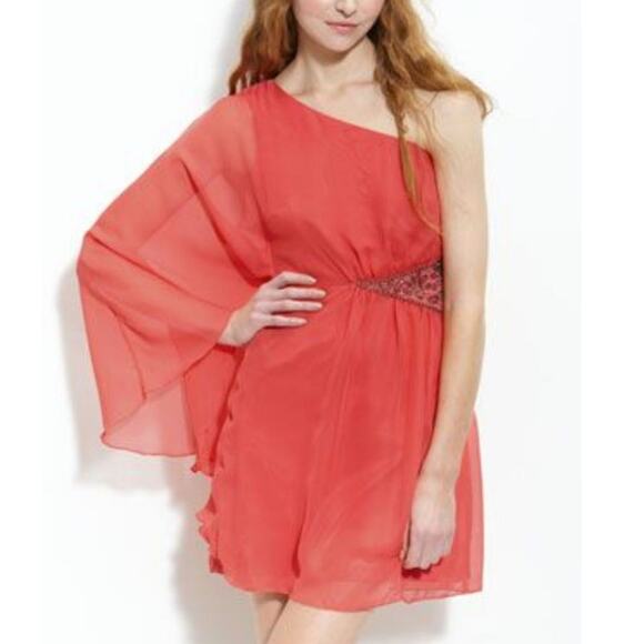 Free People One Shoulder Mini Dress - Picture 1 of 4